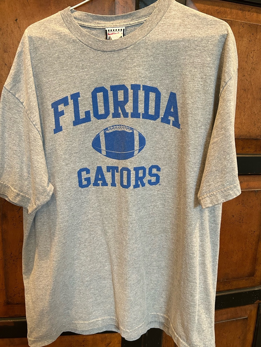 Florida Gators Gray Graphic Tee with Blue Print